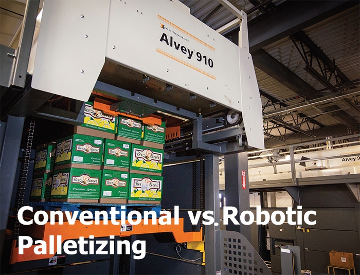 Conventional vs. Robotic Palletizing