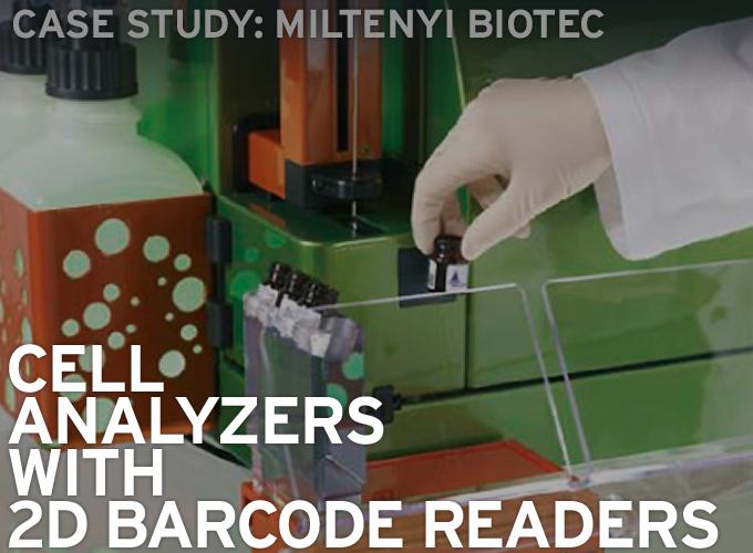 Case Study: Miltenyi Biotec, Cell Analyzers with 2D Barcode Readers 
