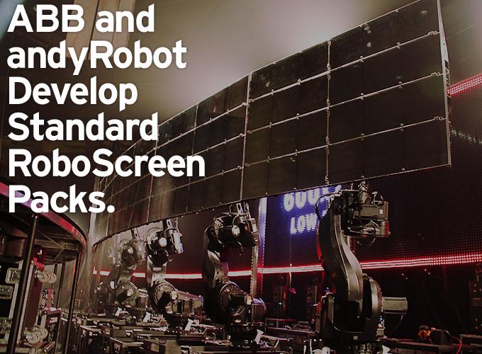 ABB and andyRobot Develop Standard RoboScreen Packs