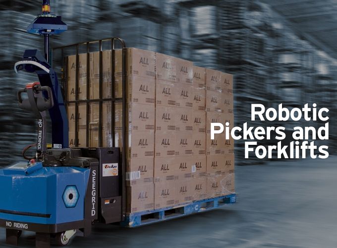 Robotic Pickers and Forklifts