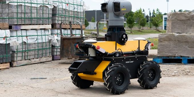 Behind the Robot: HITT’s Construction Site Monitoring Husky UGV
