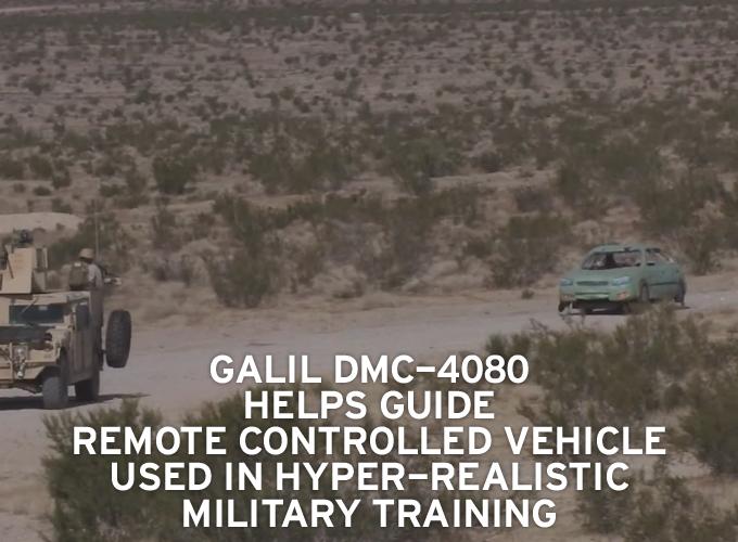 Galil DMC-4080 Helps Guide Remote Controlled Vehicle Used in Hyper-Realistic Military Training