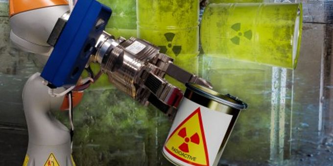 Robot-assisted System with Ensenso 3D Camera For Safe Handling of Nuclear Waste