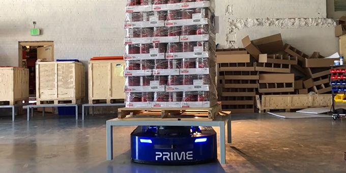 Broderskab Taxpayer undulate Pallet Moving Robots Are Game Changers – And Easy to Implement Fast |  RoboticsTomorrow