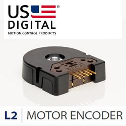 US Digital's New L2 Low Profile Motor Encoder
