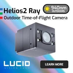 Helios™2 Ray Time-of-Flight Camera Designed for Unmatched Performance in Outdoor Lighting Conditions