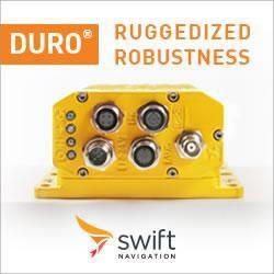 Swift Navigation's Duro Ruggedized RTK GNSS Receiver