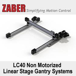 Zaber LC40 Non Motorized Linear Stage Gantry Systems
