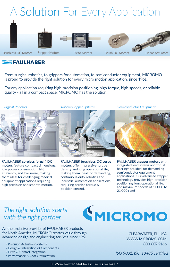 Industrial Automation, Robots and Unmanned Vehicles Product Micromo