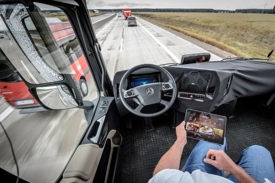 Image result for autonomous driving trucks