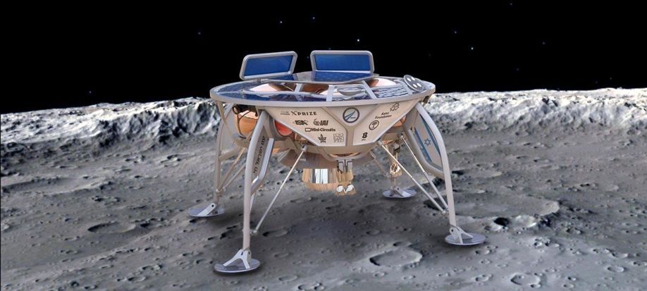 Image result for Space IL's lunar craft